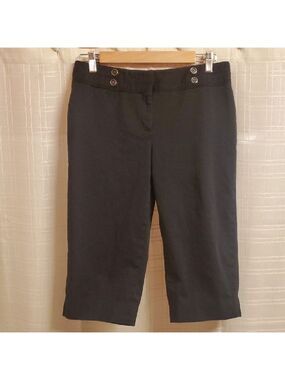 White House Black Market Pants Womens Size 6 Slim Black Peddle Pushers